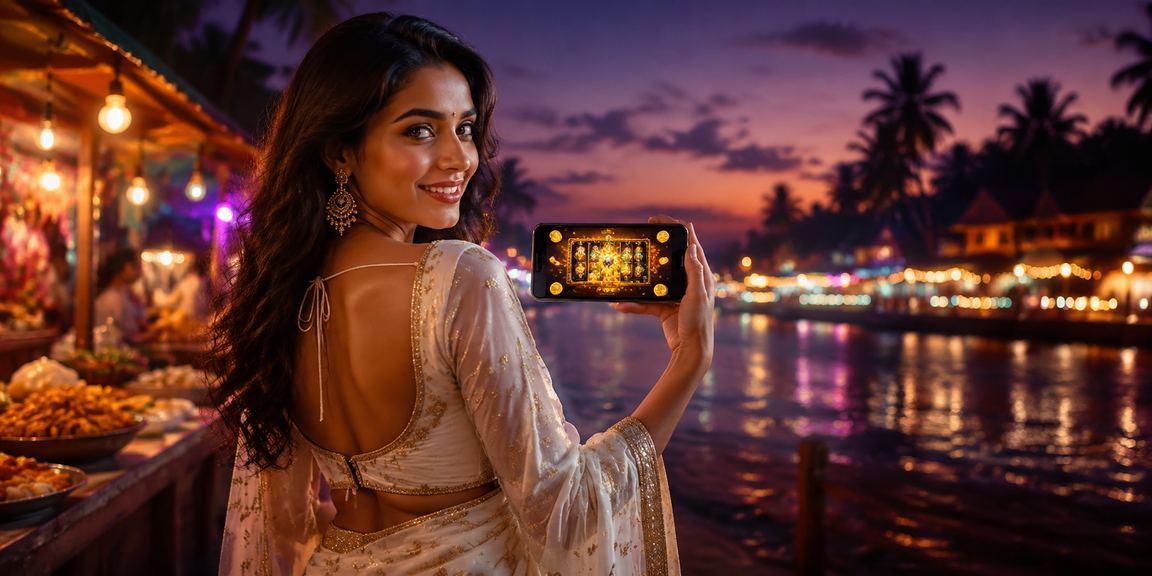 Scenic Goa beach with entertainment vibe and casino